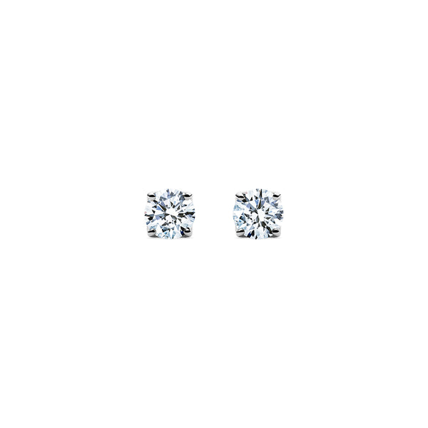 Aurora Diamond Studs - Platinum
