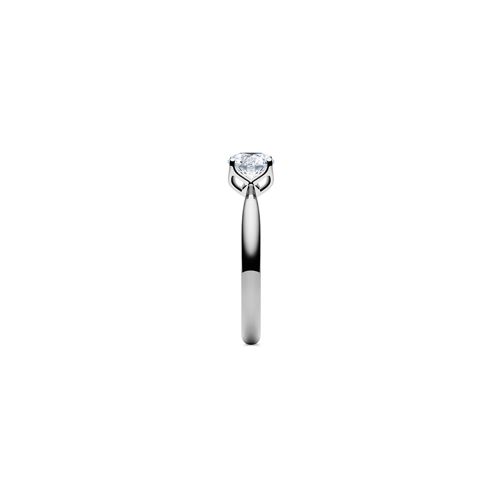 Aurora Solitaire Diamond Ring - Platinum