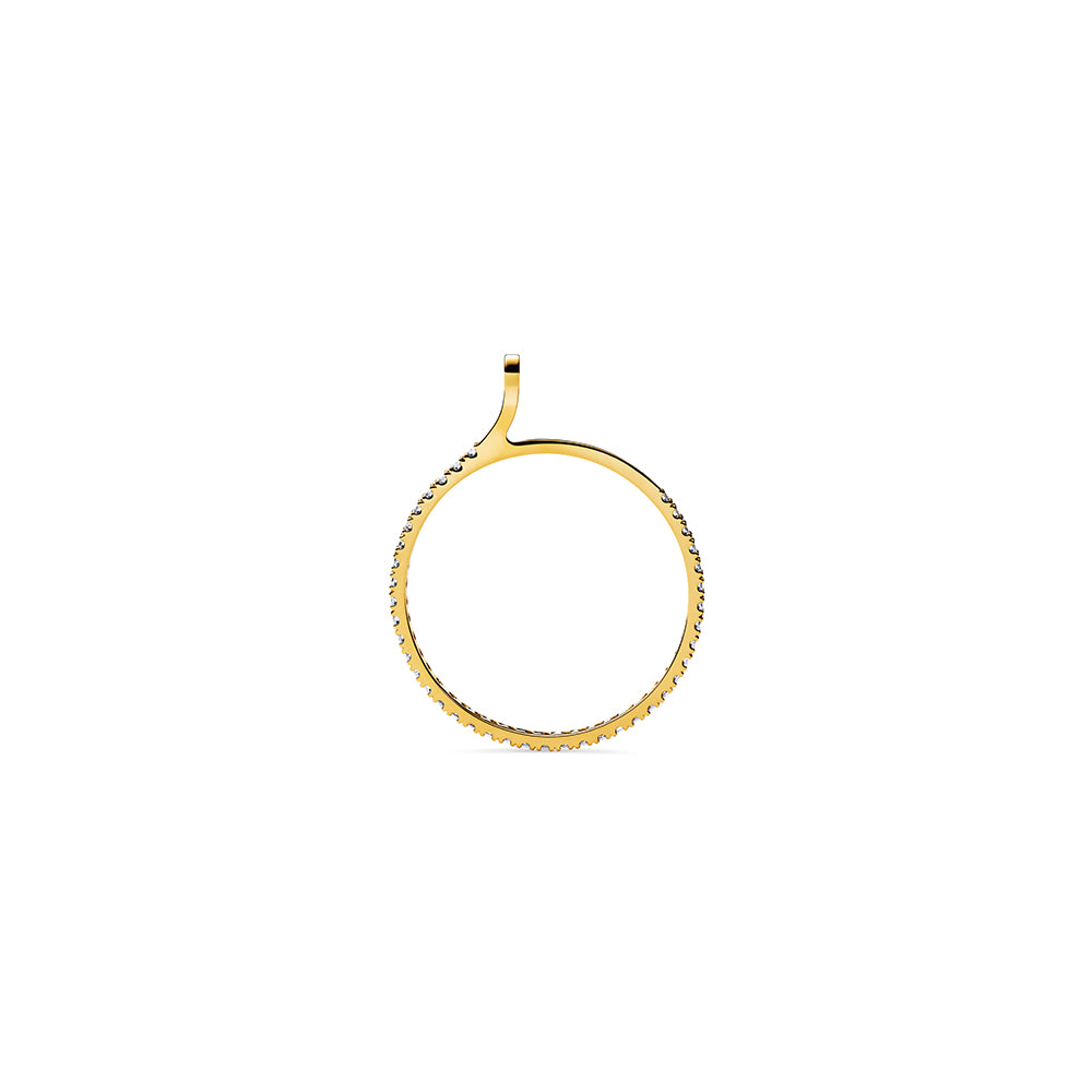 Solaris Hoop Large Stud Accessories - 18k Gold 